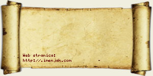 Jovana Jarić vizit kartica